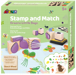Stamp and Match  
Create Little Bugs