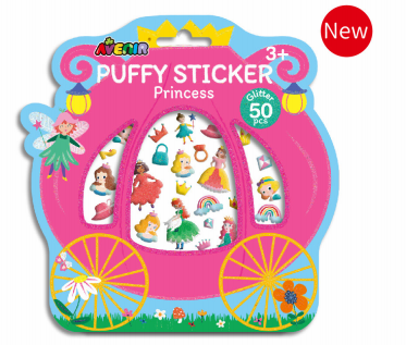 TS238249 Puffy Sticker Princess