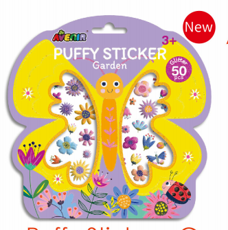 TS238250 Puffy Sticker Garden