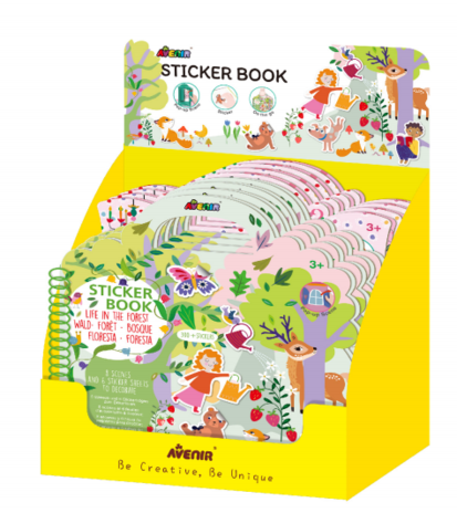 Sticker Book Free Assortment Display
 8 pcs assorted