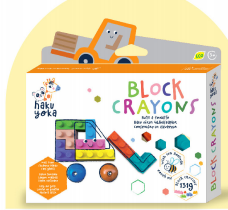 CP223090 Block crayons-Triceratops