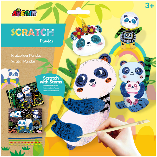 CH201723 Scratch with Fuzzy Sticks  Pandas