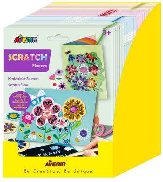 DP227458 Scratch Greeting Card Free Assortment display 20 pcs assorted
