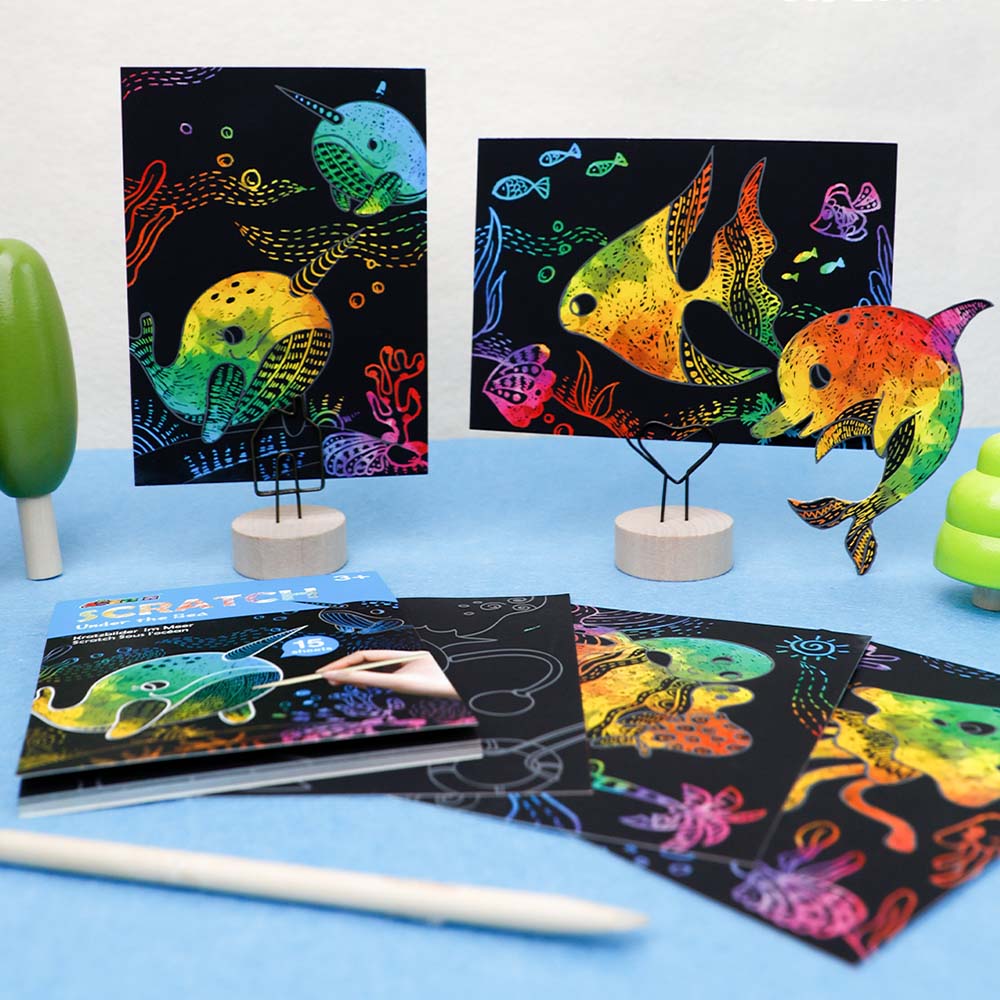 Mini Scratch Book Under the Sea