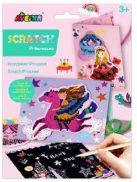 CH221857 Scratch Greeting Cards - Princesses