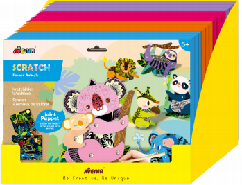 Scratch With Joint Puppet
Free Assortment Display 8pcs assorted