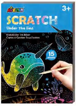 CH211656 Mini Scratch Book- Under the Sea