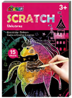 CH191602 Mini Scratch Book-Unicorns
