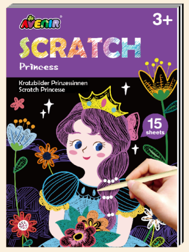 CH221658 Mini Scratch Book-Princess