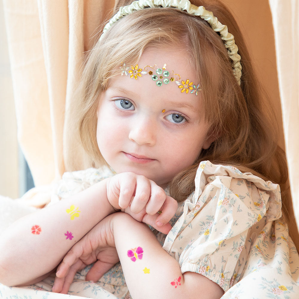 Fancy Me Face Art Flower Princess