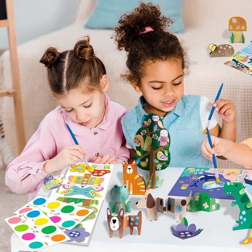 Watercolour Painting & Origami Garden