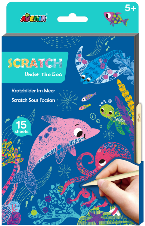 CH221828 A5 Scratch Book - Under the sea