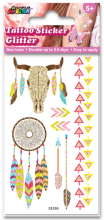 Small Tattoo Sticker Glitter-Wind chimes