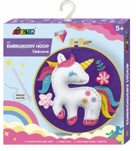 CH191706 DIY Embriodery HoopUnicorn