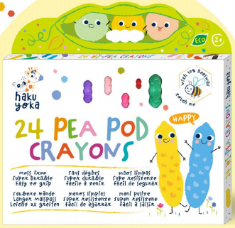 CP233109 Happy Pea Pod Crayons -24 Colours