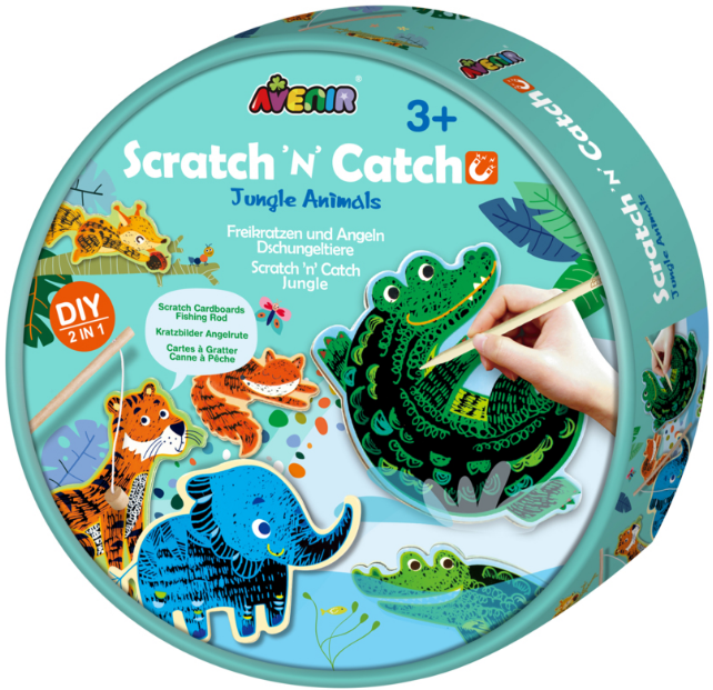 CH211788 Scratch 'N' Catch-Jungle Animals