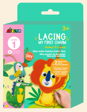 CH211796 Level1-Lacing My First Charm-Animal Friends