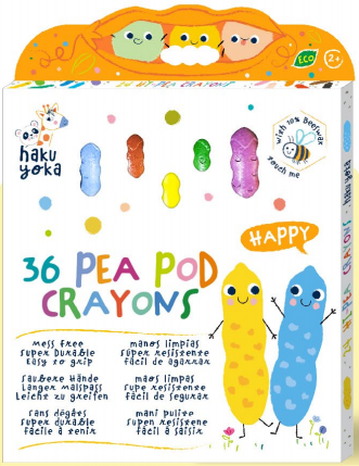 CP233110 Happy Pea Pod Crayons - 36 Colours