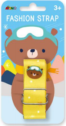 CH221864 Fashion Strap - Snowboarding Bear