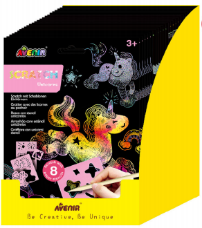 Scratch with Stencil Free Assortment Display
24 pcs assorted